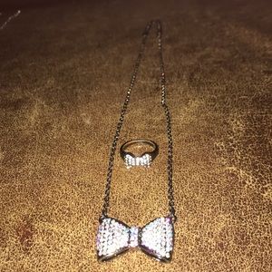 BOGO FREE Bow necklace & ring